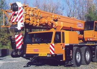 ORMIG 1024 ttv crane - load chart, specs & dimensions (2000 - 2005)