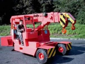 Valla 110 E crane - load chart, specs & dimensions (1996 - 2002)