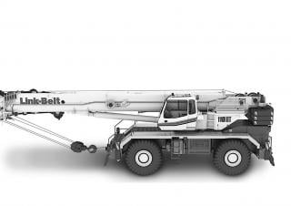 Link-Belt 110 RT crane - load chart, specs & dimensions (2017 - 2026)