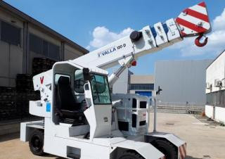 Valla 120 D crane - load chart, specs & dimensions (2005 - 2025)