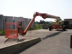 JLG 120 HX Wheeled Telescopic Boom Lifts (1996 - 2002) Specifications & Dimensions