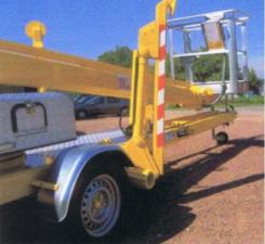 120 NWT Thomas Hoogwerkers Trailer Mounted Telescopic Boom Lifts