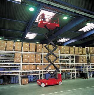 Manitou 145 DLX S Wheeled scissor lifts (2001 - 2003) Specifications & Dimensions