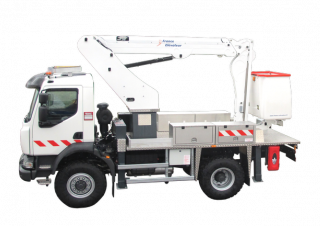 France Elévateur 162 TPM Truck Mounted Telescopic Boom Lifts (2018 - 2021) Specifications & Dimensions