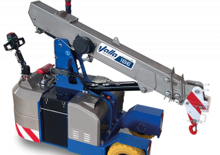 Valla 18 E crane - load chart, specs & dimensions (2025 - 2026)