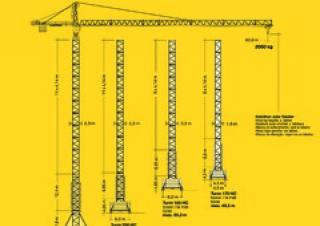 Liebherr 180 EC-H 12 (185HC)5x4,14+GTS* crane - load chart, specs & dimensions (1996 - 2013)
