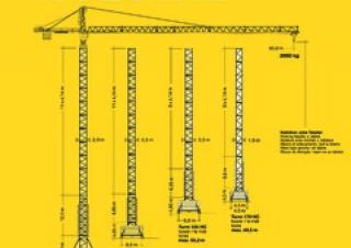 Liebherr 180 EC-H 12 (185HC)5x4,14+GTS** crane - load chart, specs & dimensions (1996 - 2013)