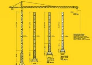 Liebherr 180 EC-H 12 (185HC)5x4,14+GTS** crane - load chart, specs & dimensions (1996 - 2013)