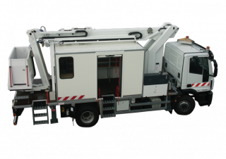 France Elévateur 192 CBA Truck Mounted Telescopic Boom Lifts (2018 - 2021) Specifications & Dimensions