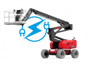Manitou 200 ATJ e 4 WS Wheeled Articulating Boom Lifts (2023 - 2026) Specifications & Dimensions