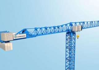 Comansa 21LC1400 crane - load chart, specs & dimensions (2019 - 2026)