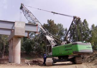 Sennebogen 2200G crane - load chart, specs & dimensions (2022 - 2026)
