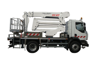 France Elévateur 222 ATP Truck Mounted Telescopic Boom Lifts (2018 - 2021) Specifications & Dimensions