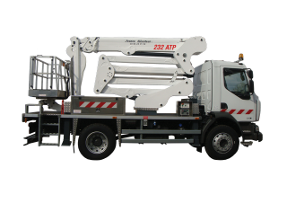 France Elévateur 232 ATP Truck Mounted Telescopic Boom Lifts (2018 - 2021) Specifications & Dimensions