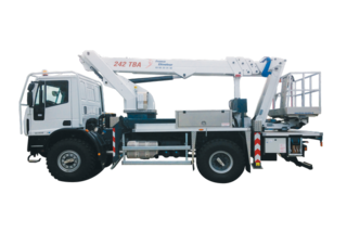 France Elévateur 242 TBA Truck Mounted Telescopic Boom Lifts (2018 - 2021) Specifications & Dimensions
