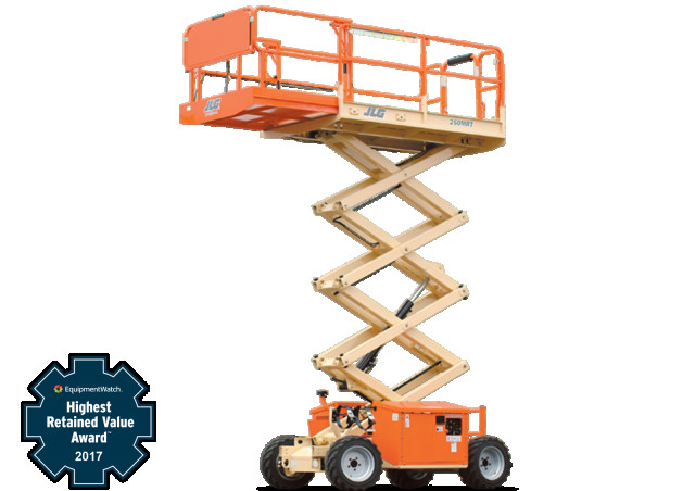 JLG 260MRT Wheeled scissor lifts (2020 - 2020) Specifications & Dimensions