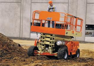 JLG 260MRTA Wheeled scissor lifts (2000 - 2020) Specifications & Dimensions