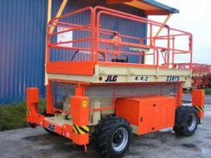 JLG 33 RT-4WD Wheeled scissor lifts (1990 - 1992) Specifications & Dimensions
