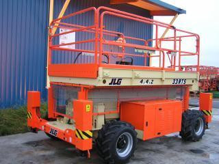 JLG 33 RTS Wheeled scissor lifts (1995 - 2002) Specifications & Dimensions