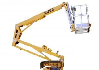 3522 A Haulotte Trailer Mounted Articulating Boom Lifts