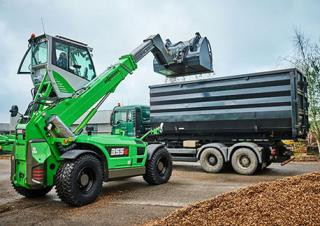 Sennebogen 355 E Rotating Telehandler Specs & Dimensions (2018 - 2025)