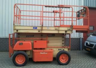 JLG 3969 e Wheeled scissor lifts (1993 - 1996) Specifications & Dimensions