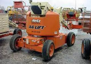 JLG 40 E Wheeled Articulating Boom Lifts (1993 - 2002) Specifications & Dimensions