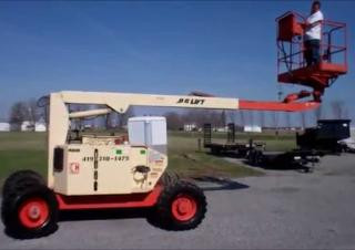 JLG 40 HA Wheeled Articulating Boom Lifts (1990 - 1998) Specifications & Dimensions