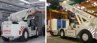 ORMIG 45 tmE crane - load chart, specs & dimensions (2008 - 2019)