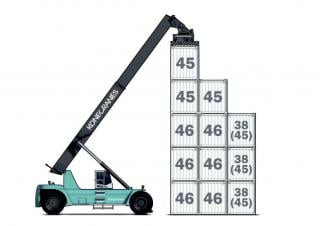 Konecranes 4638 TC6 (FD) Reach Stacker Specs & Dimensions (2019 - 2026)