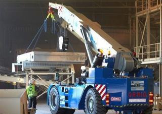 ORMIG 50/55 tm crane - load chart, specs & dimensions (2017 - 2026)