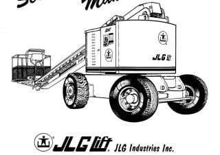 JLG 50 HT Wheeled Telescopic Boom Lifts (1987 - 1996) Specifications & Dimensions