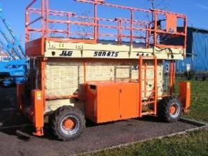 JLG 500 RTS Wheeled scissor lifts (1995 - 2007) Specifications & Dimensions