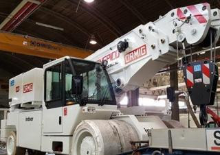 ORMIG 55/60 iE crane - load chart, specs & dimensions (2017 - 2026)