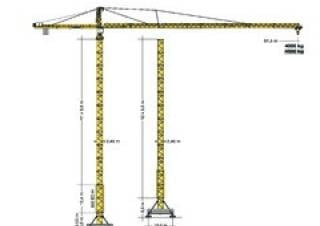 Liebherr 550 EC-H 12 crane - load chart, specs & dimensions (2006 - 2017)