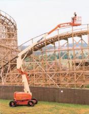 JLG 600AJ Wheeled Articulating Boom Lifts (1996 - 2014) Specifications & Dimensions