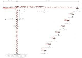Wolffkran 6031.8 clear crane - load chart, specs & dimensions (2008 - 2026)