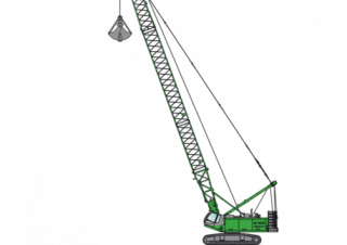 Sennebogen 6100 HD crane - load chart, specs & dimensions (2017 - 2021)