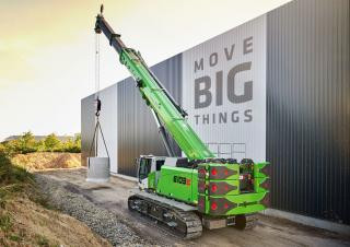 Sennebogen 6103 E crane - load chart, specs & dimensions (2022 - 2026)