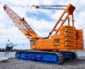 Sennebogen 6180 HD SL crane - load chart, specs & dimensions (2007 - 2017)