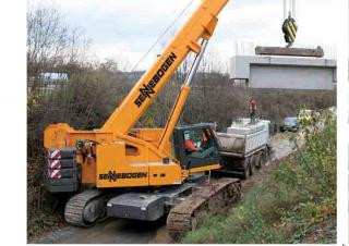 Sennebogen 650 HD crane - load chart, specs & dimensions (1996 - 2017)