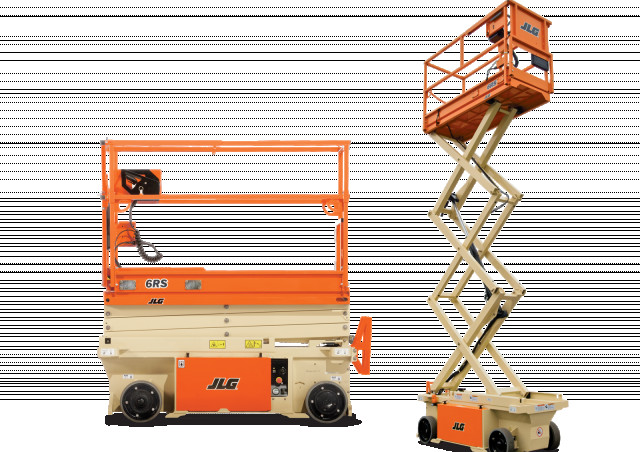 JLG 6RS Wheeled scissor lifts (2012 - 2018) Specifications & Dimensions