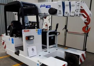 Valla 75 E crane - load chart, specs & dimensions (1996 - 2025)