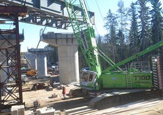 Sennebogen 7700 crane - load chart, specs & dimensions (2016 - 2021)