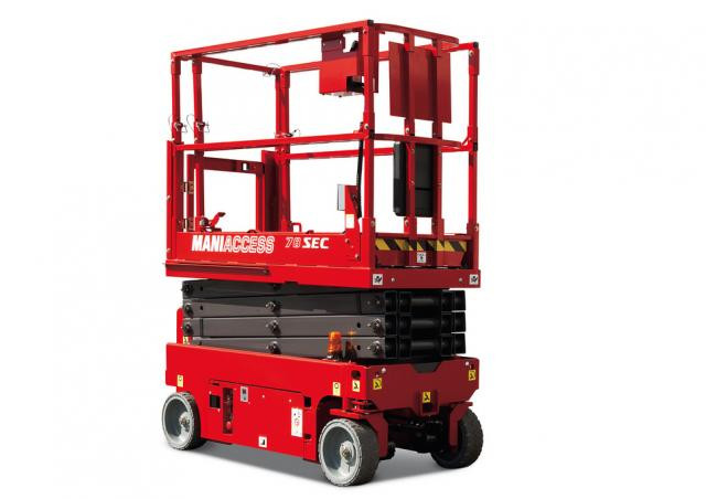 Manitou 78 SEC Wheeled scissor lifts (2017 - 2026) Specifications & Dimensions