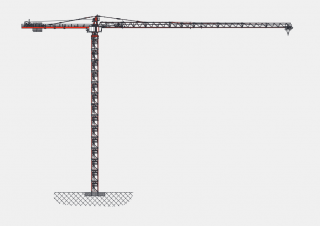 Wolffkran 8076 Compact crane - load chart, specs & dimensions (2024 - 2026)