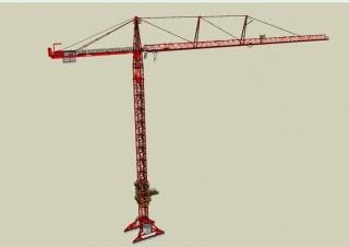 Wolffkran 8540 FL 20/40 crane - load chart, specs & dimensions (2001 - 2010)
