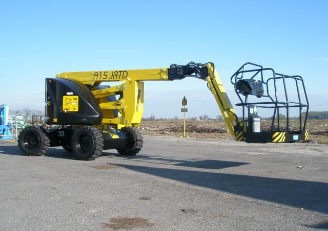 AIRO A15 JRTD Wheeled Articulating Boom Lifts (2015 - 2026) Specifications & Dimensions