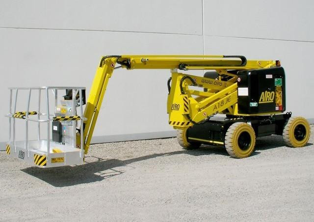 AIRO A18 JE Wheeled Articulating Boom Lifts (2015 - 2020) Specifications & Dimensions