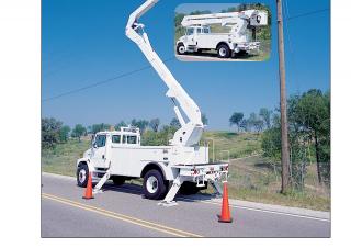 A47-OC Altec Trailer Mounted Articulating Boom Lifts